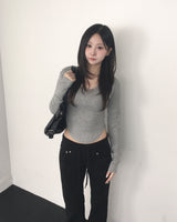 レースⅤネックT