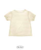 パフウィンクルシースルーショートスリーブTシャツ 4C