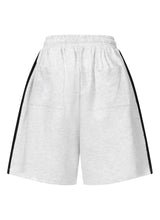 EVRO SIDE TRACK LINE SWEAT HALF PANTS (2COLOR)