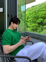 Jake Silket Hachi Half Zip-up Short Sleeve Knit