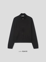 New Warmer Cropped Zip Up