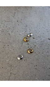 silver almond earrings 