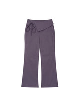 WRAP SLACKS (PURPLE)