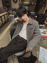 Sio Tweed Crop Wool Jacket