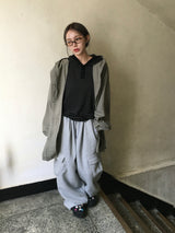 Pocky Button Cargo Sweatpants (3c)