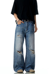 Washed Blue Vintage Jeans