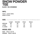 Snow Powder Tee (Black) K25QB680