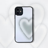 Clear Heart Phone case (epoxy bumper)