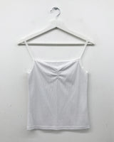 シェール レース スリーブレス(3color)