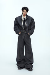 Washed Harrington Jacket Set