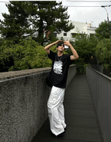 Blurry Lettering Short Sleeve Tee