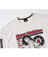 RG ギアメイデン ウォッシュド長袖Tシャツ（Ecru）