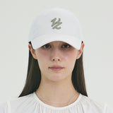 Flow VZ Leather Patch Ball Cap White