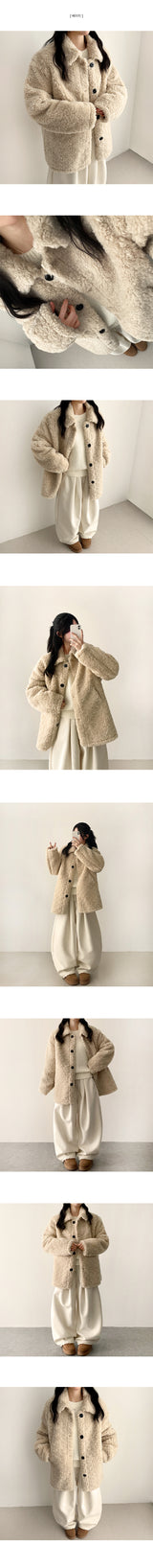 Cute Fleece Dumble Half Coat