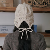 Ivy Rolling Bonnet Beanie (Ivory)
