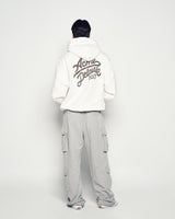 25FW カーシヴロゴフーディー クリーム