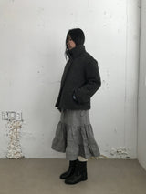 Le Hairi Half-Neck Quilted Coat (2 Colors)