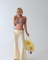 Honeymoon Stripe Color-Blocked Bikini