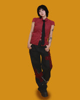 nerd red shirt