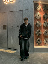 Cb Patch Work Hooded Jumper