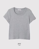 [SHOPPERMADE] プリザントリーシックベーシック半袖Tシャツ (3color)