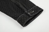 Raina Dot Stitch Denim Jacket