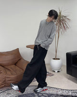 Lean Dart Curved Cotton Pants