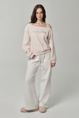  Bright Beginning off-shoulder top, Pink