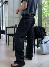 Eden 512 Ice Linen Wide Denim