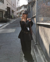 Strap hunting cap