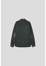 LMN Sydney Western Brush Oversized Fit Denim Shirt (4 colors)