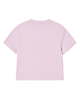 25FW WOMAN ミラーACベアクロップ半袖Tシャツ ライトピンク