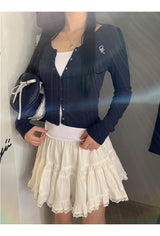 white cancan lovely skirt