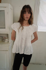 Lace strap blouse