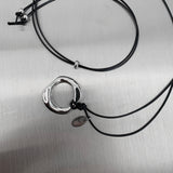 Nomad Ring Leather Necklace