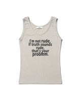 RUDE Sleeveless (GREY)