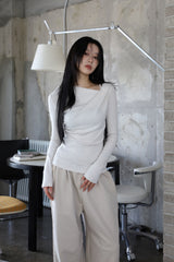 Carol Halter Off Shirring Tee