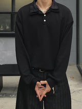 Porta Double Collar Knit 3C