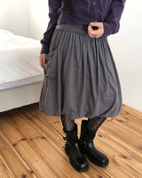 Laviel Pocket Pumpkin Midi Skirt