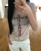 デイミングテンセル半袖Tシャツ