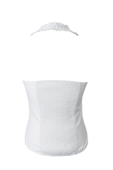 Frill halterneck sleeveless