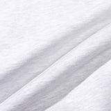 LEATHER APPLIQUE GRAPHIC HOODIE
 - WHITE
M/GREY