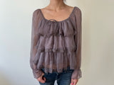 fairy ruffle blouse