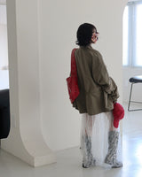 Laxique Sleeve Layered Oversized Fit T-shirt