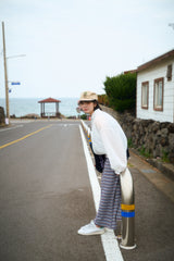 【即日発送】YWD STRIPED SKIRT