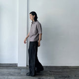 リラックスド ファインチェック シャツ