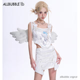 allbubble エンジェルプリントベスト