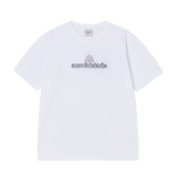 25SS ラウンディングシンボルロゴ半袖Tシャツ ホワイト