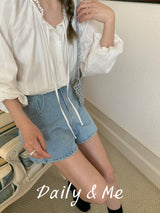 Mini cotton denim(2color)