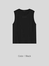 No.1203 stud sleeveless (3color)